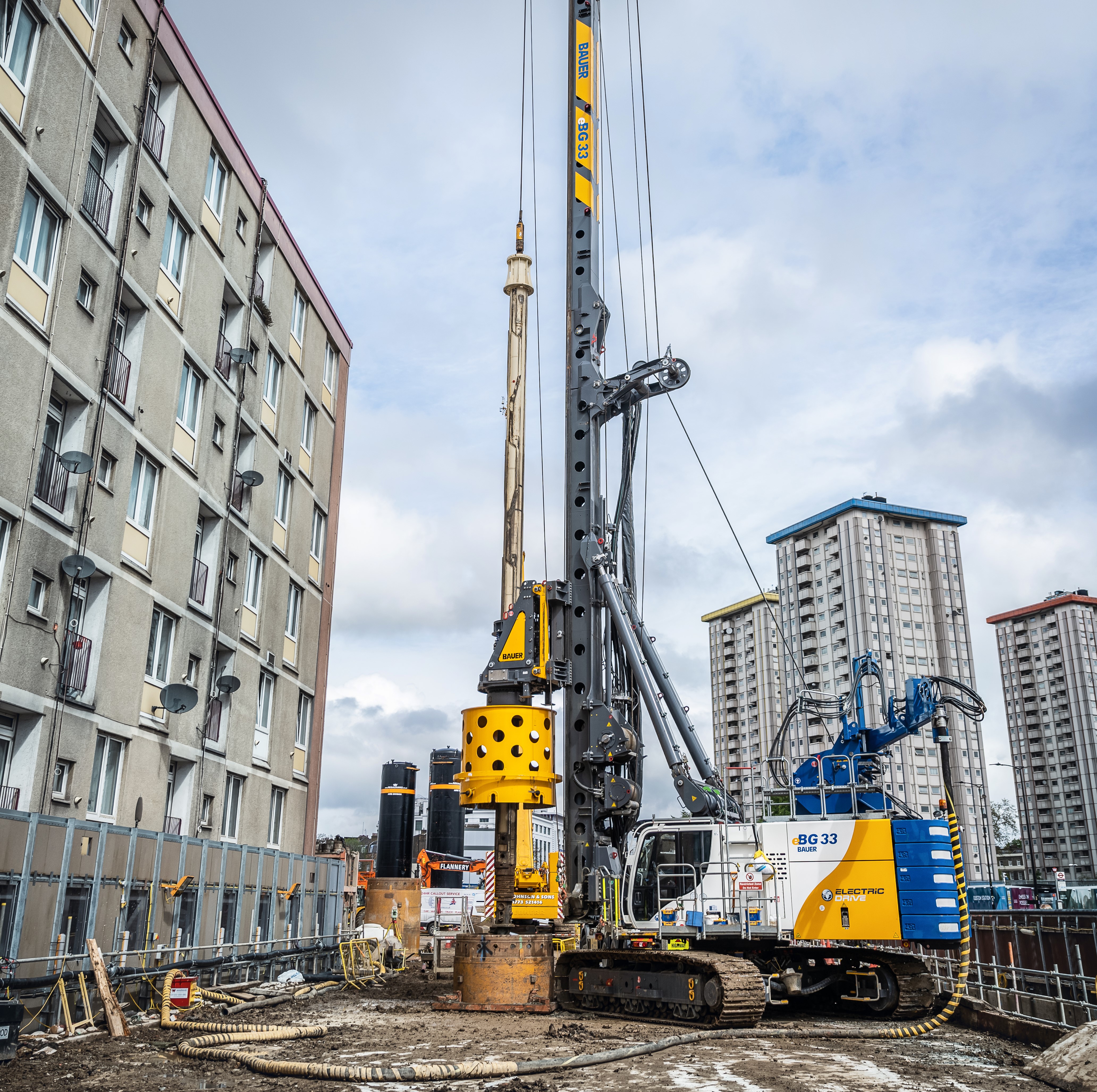 Bauer eBG 33 most recently utilised at the HS2 S1 Euston approach tunnels project