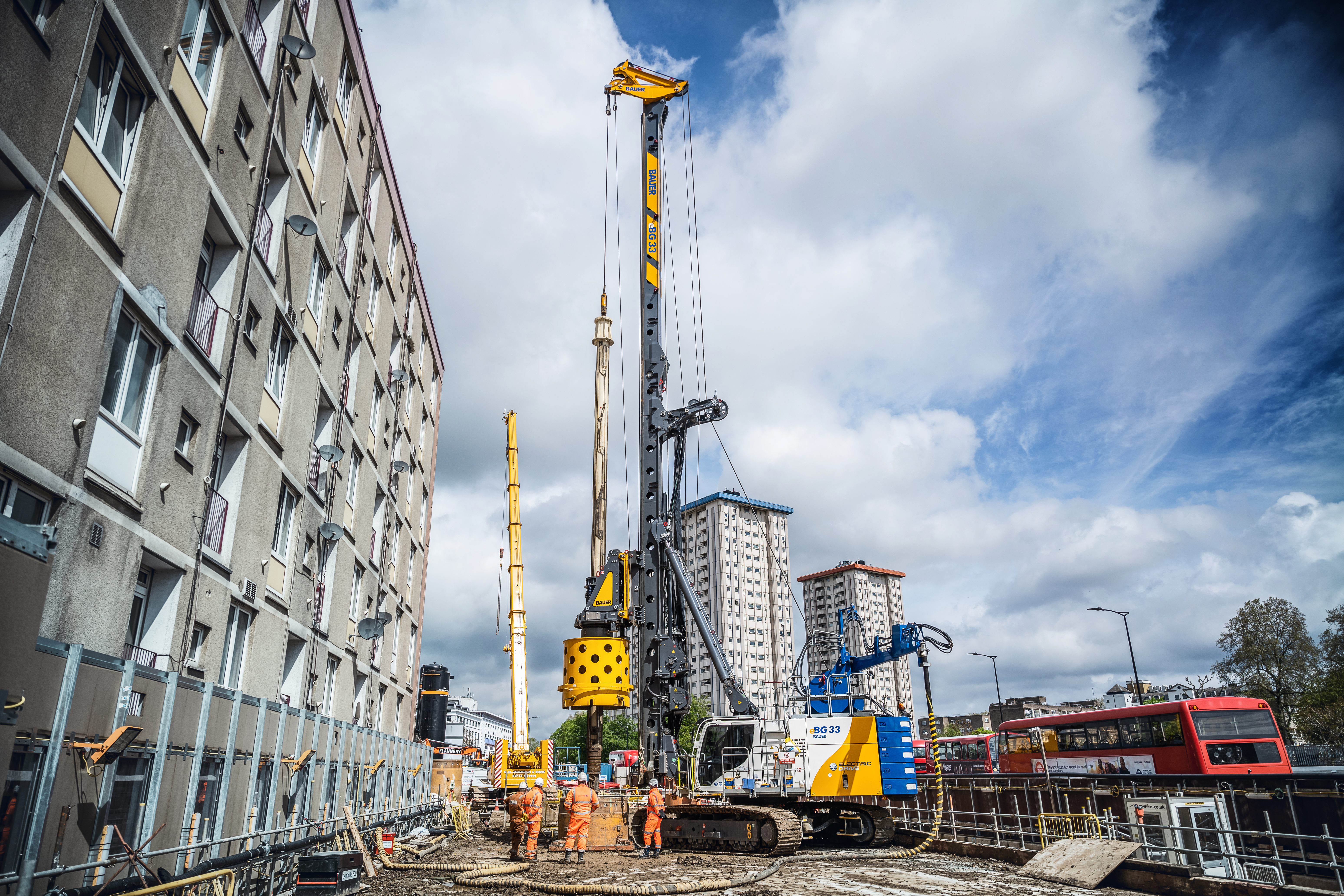 Bauer eBG 33 most recently utilised at the HS2 S1 Euston approach tunnels project