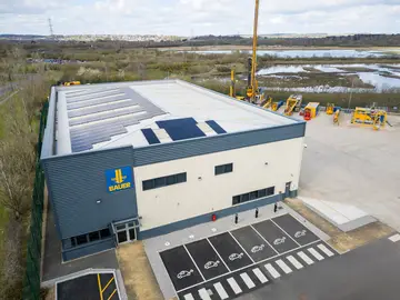 BAUER Equipment UK office from above